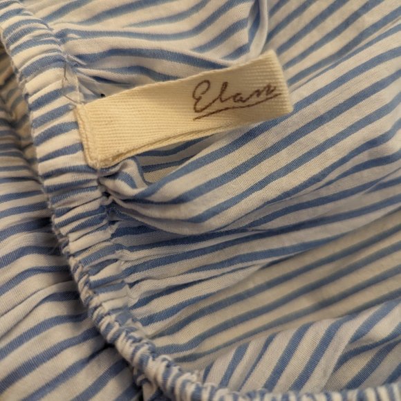 Blue and white strip off shoulder romper - Medium - Picture 3 of 4